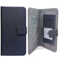 MAXMOBILE BOOK Univerzalna tekstilna torbica mobitel Slide do 6.7", crna